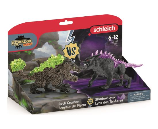 Figurka Schleich Schleich Shadow lynx vs. Rock crusher Figūriņas un varoņi
