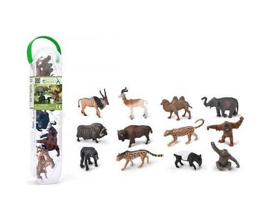 Figurka Collecta COLLECTA Laukinių gyvūnų rinkinys Mini 12vnt., A1212 Фигурки и герои