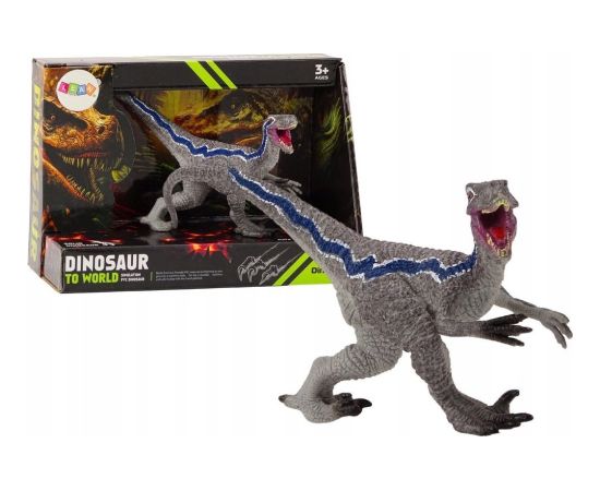 Figurka LeanToys Dinozaur Figurka Kolekcjonerska Velocitaptor Siwy 1El Figūriņas un varoņi