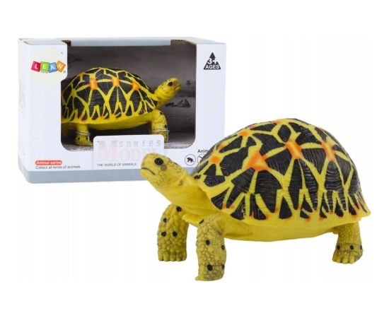 Figurka LeanToys Figurka Kolekcjonerska Żółw Gad Żółty Czarny A Figūriņas un varoņi