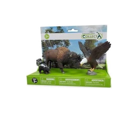 Figurka Collecta COLLECTA ZESTAW 3 DZIKICH ZWIERZĄT W OPAKOWANIU (88381, 88383, 88968) Фигурки и герои