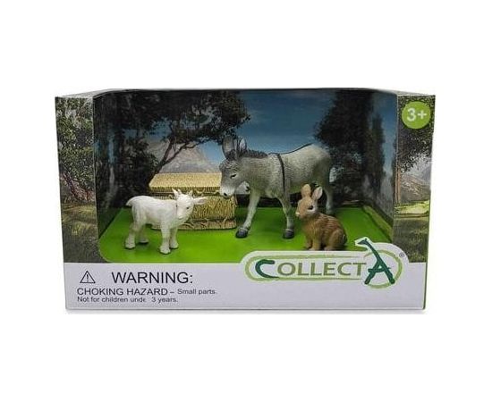 Figurka Collecta COLLECTA ZESTAW 4 ZWIERZĄT NA FARMIE W OPAKOWANIU (88002, 88169, 88786, 88934) Figūriņas un varoņi