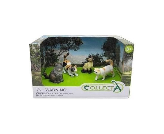 Figurka Collecta COLLECTA ZESTAW 4 KOTÓW W OPAKOWANIU (88327, 88331, 88491, 88937) Фигурки и герои