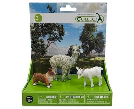 Figurka Collecta COLLECTA ZESTAW 3 ZWIERZĄT NA FARMIE W OPAKOWANIU (88082, 88787, 88960) Figūriņas un varoņi