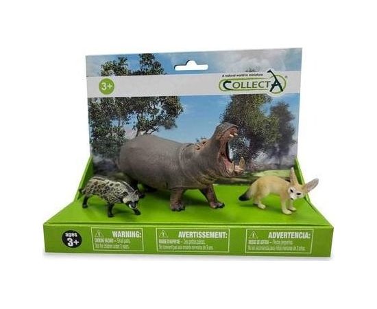 Figurka Collecta COLLECTA ZESTAW 3 DZIKICH ZWIERZĄT W OPAKOWANIU (88607, 88824, 88833) Figūriņas un varoņi