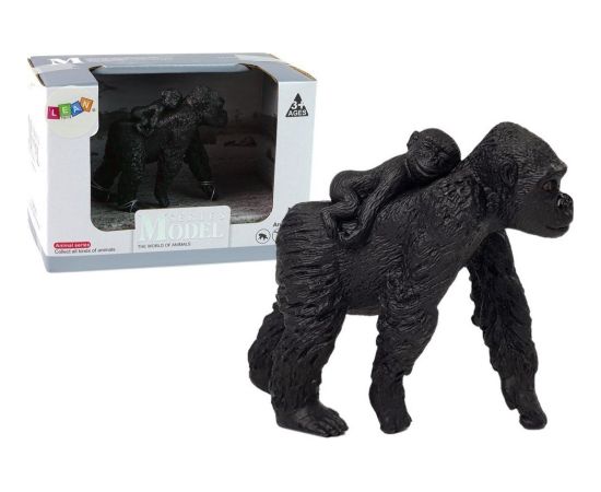 Figurka LeanToys Zestaw Figurka Goryl Z Maleństwem Zwierzęta Figūriņas un varoņi