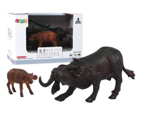 Figurka LeanToys Figurka Bawoła Cielątko Zwierzęta Afrykańskie Zoo Figūriņas un varoņi