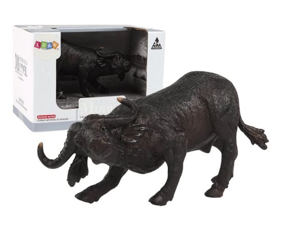 Figurka LeanToys Duża Figurka Kolekcjonerska Bawół Afrykański Zwierzęta Świata Figūriņas un varoņi