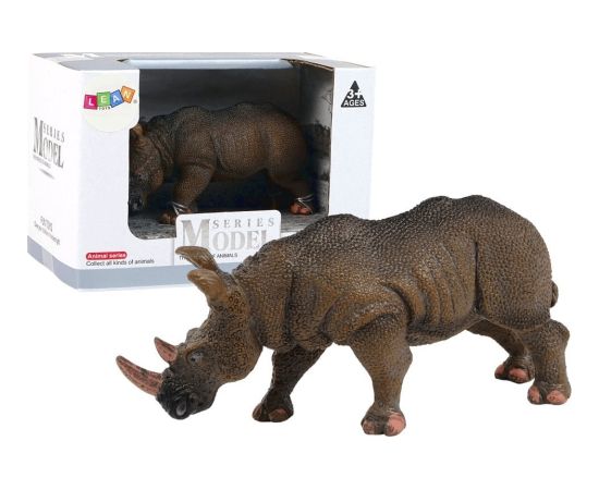 Figurka LeanToys Duża Figurka Kolekcjonerska Nosorożec Zwierzęta Świata Figūriņas un varoņi