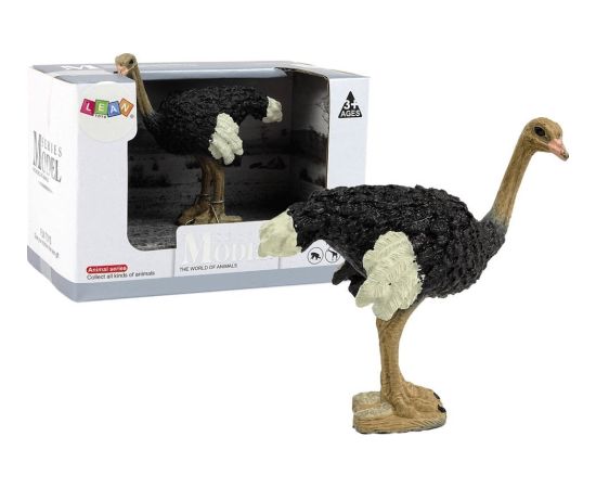 Figurka LeanToys Figurka kolekcjonerska Struś Seria Zwierzęta Świata Figūriņas un varoņi