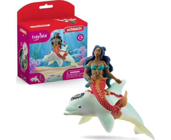 Figurka Schleich Schleich Bayala Isabelle on dolphin, toy figure Figūriņas un varoņi
