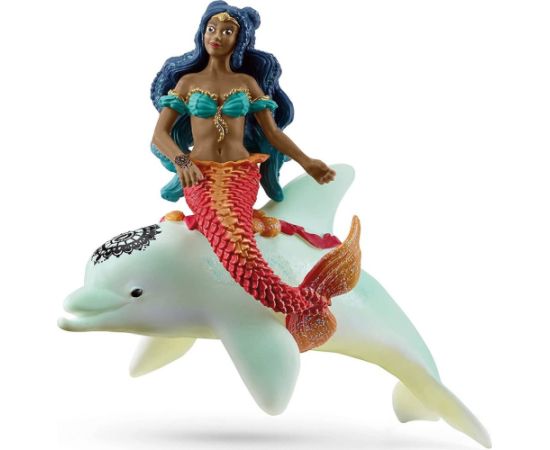 Figurka Schleich Schleich Bayala Isabelle on dolphin, toy figure Figūriņas un varoņi