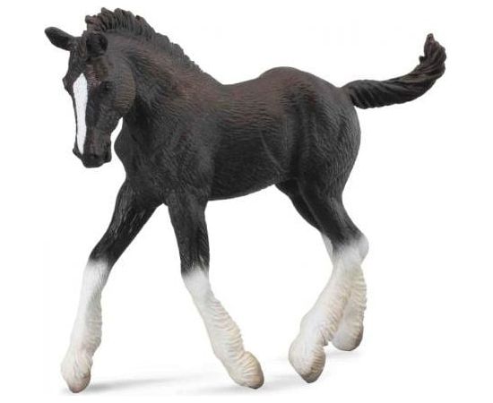 Figurka Collecta Koń źrebię rasy Shire czarne (88583) Figūriņas un varoņi