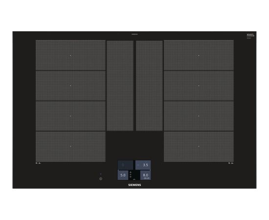Siemens EX875KYW1E hob Black Built-in Zone induction hob 4 zone(s) Jaunumi Sadz. tehnika