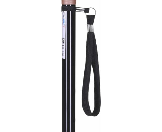 Actionmed Laska inwalidzka, regulowana (czarna) Jaunumi - Sports