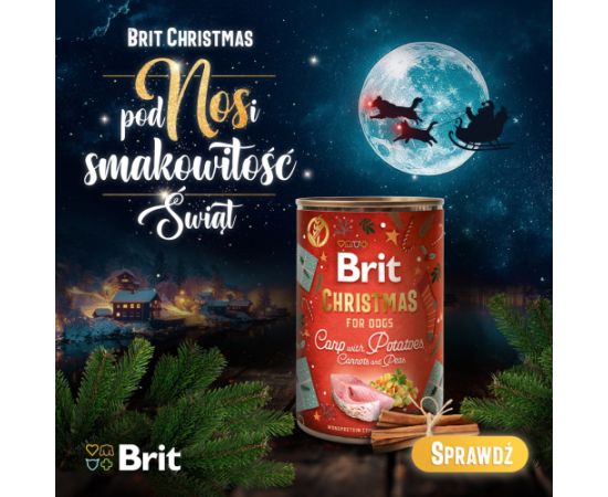 BRIT  Mono Protein Carp with potatoes - wet dog food - 400g Suņu barība