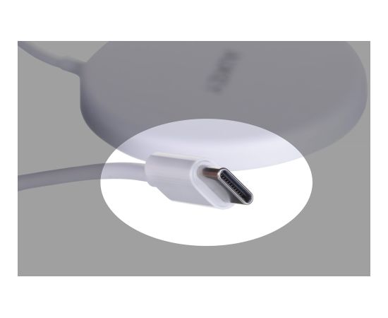 Aukey AUEKY Aircore Magnetic LC-A1 Wireless magnetic charger QI USB-C 15W White Зарядные устройства