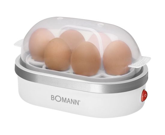 Bomann EK 5022 CB 6 egg(s) 400 W Silver, Transparent, White Citi virtuves piederumi