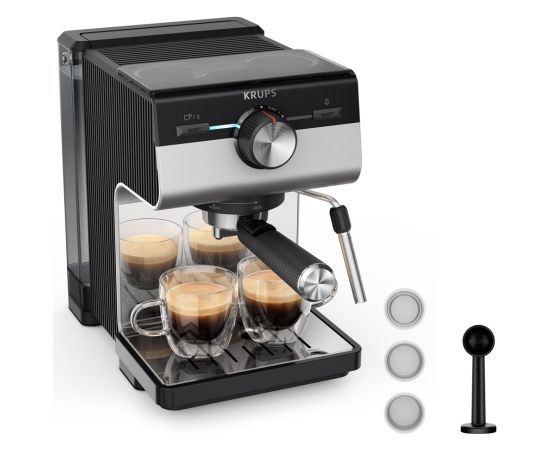Krups Authentic+ XP384E10 coffee maker Semi-auto Espresso machine 2 L Кофеварки