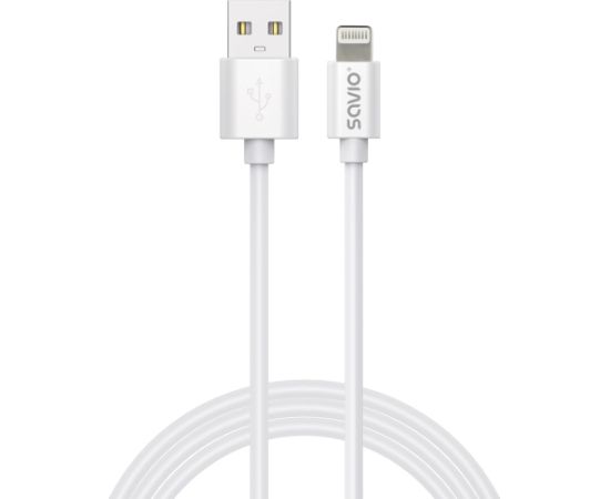 Savio Cl-193 USB cable USB 2.0 2 m USB A USB C/Lightning White Дата USB-кабели