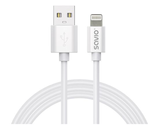 Savio Cl-193 USB cable USB 2.0 2 m USB A USB C/Lightning White Дата USB-кабели