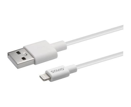 Savio Cl-193 USB cable USB 2.0 2 m USB A USB C/Lightning White Дата USB-кабели