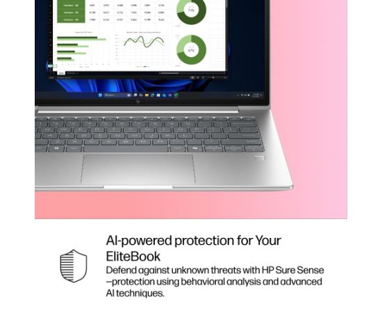 HP EliteBook 6 G1i 14 - Ultra 5 225U, 24GB, 512GB SSD, 14 WUXGA Privacy AG, WWAN-ready, 5MP IR cam, Smartcard, FPR, US backlit keyboard, 56Wh, Win 11 Pro, 3 years / C15BKET#ABB Ноутбуки