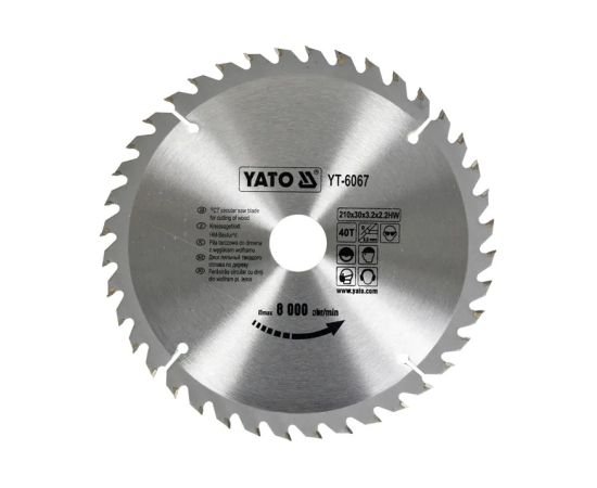 Griešanas disks kokam Yato YT-6075; 300x30x2,2 mm Zāģripas