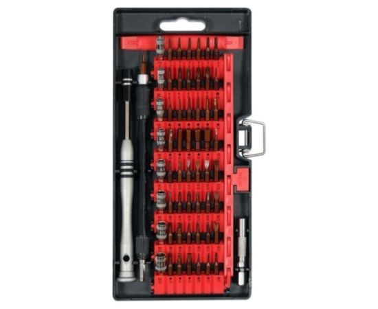 Skrūvgriežu uzgaļu komplekts Yato YT-25760; 5/32''; 61 gab. Аксессуары для дрелей