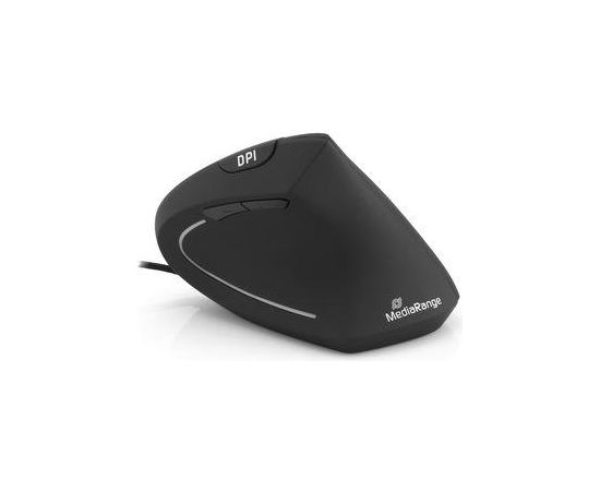 MOUSE USB OPTICAL 6-BUTTON/RIGHT BLACK MROS230 MEDIARANGE Мыши