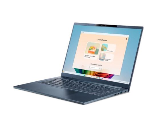 Notebook ACER Aspire Aspire 14 A A14-11M-X7K2 CPU  Qualcomm Snapdragon X X1-26-100 3000 MHz 14" 1920x1200 RAM 16GB LPDDR5x SSD 512GB Qualcomm Adreno GPU Integrated ENG Card Reader microSD Windows 11 Home Blue 1.4 kg NX.JP3EL.001 Portatīvie datori