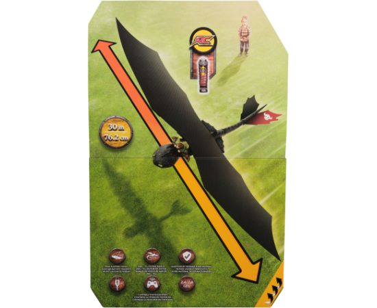 DRAGONS Interaktīvā figūra lidojošs Toothless Figūriņas un varoņi