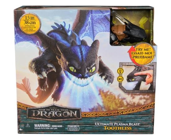 DRAGONS Интерактивная игрушка Ночная Фурия с плазменным залпом Фигурки и герои