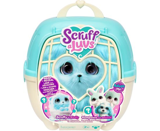 SCRUFF-A-LUVS plīša mājdzīvnieks, zils, 19 cm Jaunumi, Bērnu preces