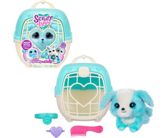 SCRUFF-A-LUVS plīša mājdzīvnieks, zils, 19 cm Jaunumi, Bērnu preces