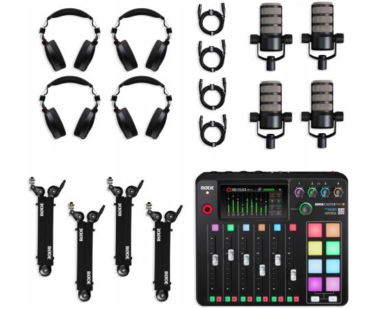 RODE Ultimate Podcaster Bundle Colors - Zestaw z kolorowymi kablami Jaunumi - Audio-Video