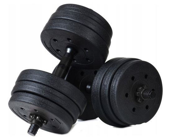 Funfit Hantle 4258 bitumiczne 2 x 10 kg Czarne Велосипеды