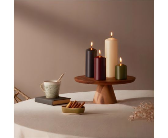 Bolsius Sveces cilindrs 4 gab. Ø120, 100, 80, 60x48mm krēmkrāsas Sveces un svečturi