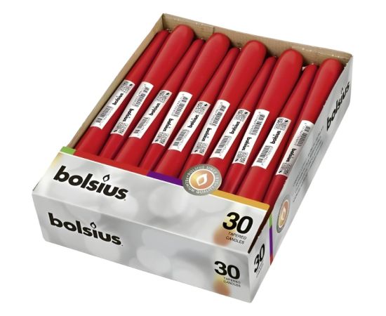 Bolsius Свеча настольная 1 шт. 245/24мм красная Свечи и подсвечники
