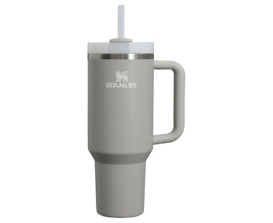 Stanley Termokrūze ar salmiņu The Quencher H2.O FlowState Tumbler 1.18L gaiši pelēka Termosi un Termokrūzes