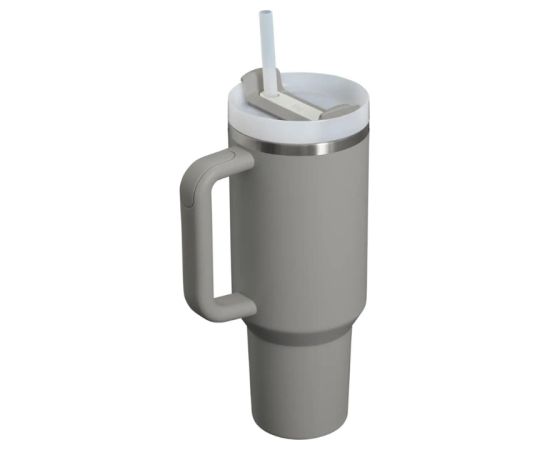 Stanley Termokrūze ar salmiņu The Quencher H2.O FlowState Tumbler 1.18L gaiši pelēka Termosi un Termokrūzes