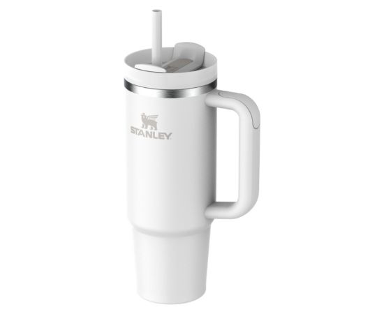 Stanley Termokrūze ar salmiņu The Quencher H2.O FlowState Tumbler 1.18L balta Termosi un Termokrūzes