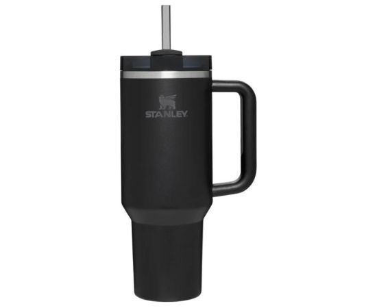 Stanley Termokrūze ar salmiņu The Quencher H2.O FlowState Tumbler 1.18L melna Termosi un Termokrūzes