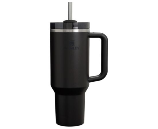 Stanley Termokrūze ar salmiņu The Quencher H2.O FlowState Tumbler 1.18L melna 2.0 Termosi un Termokrūzes