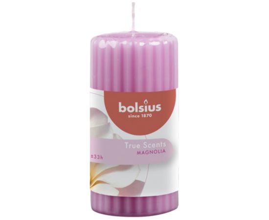 Bolsius Svece arom. cilindrs True Scents Ø120x58mm magnolia Sveces un svečturi