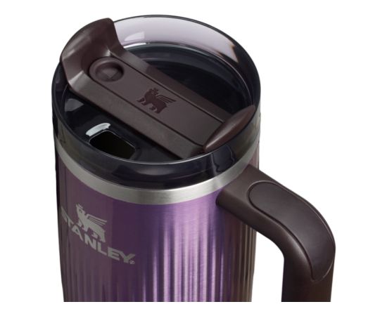 Stanley Termokrūze ar salmiņu The Quencher H2.0 Fluted Tumbler 0.89L spīdīgi gaiši violeta Termosi un Termokrūzes