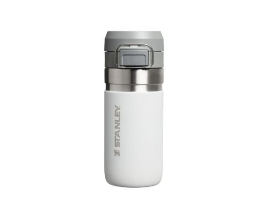 Stanley Termopudele The Quick-Flip Water Bottle Go 0,47L balta Termosi un Termokrūzes