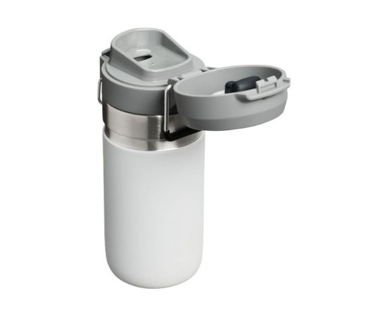 Stanley Termopudele The Quick-Flip Water Bottle Go 0,47L balta Termosi un Termokrūzes