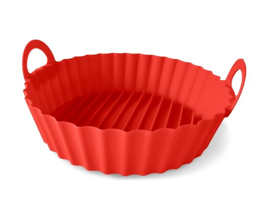 Guardini Cepšanas forma apaļa ar rokturiem silikona Air Fryer Ø22x5,8cm Konditorejas piederumi