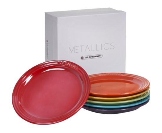Le Creuset Набор тарелок Ванкувер 6 шт. разные цвета каменной массы Citi trauki